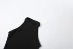 The Midnight High Cut Mock Neck Bodysuit - Image 15
